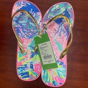 NWT Lilly flip flops